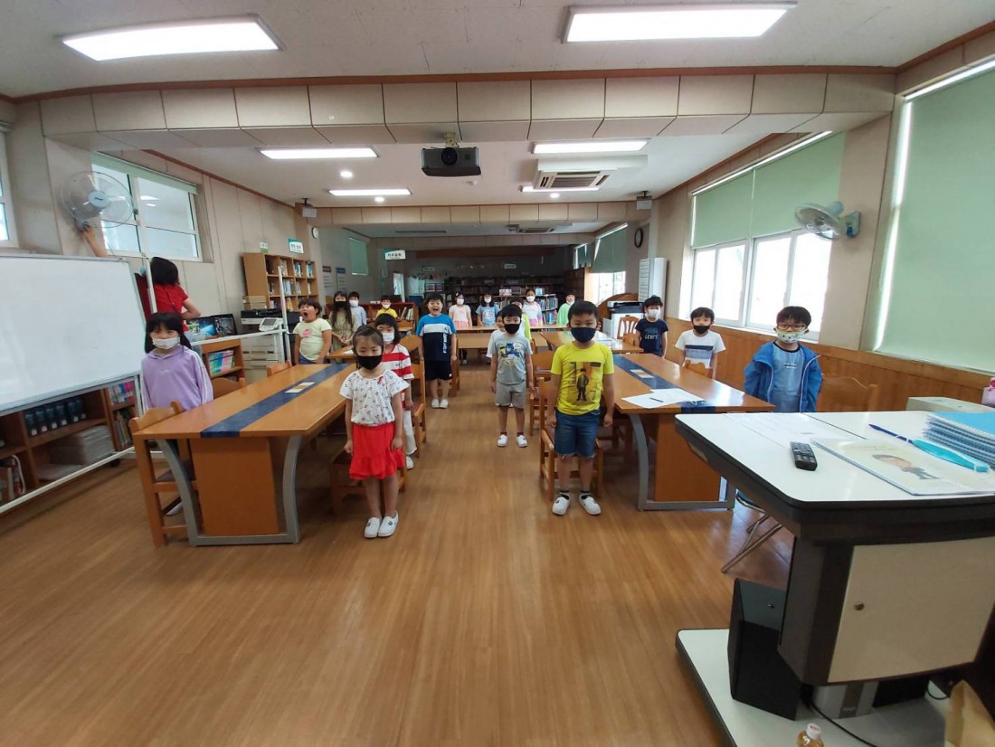 신안 장산초등학교(2020년 6월 12일 ~ 8월 14일)